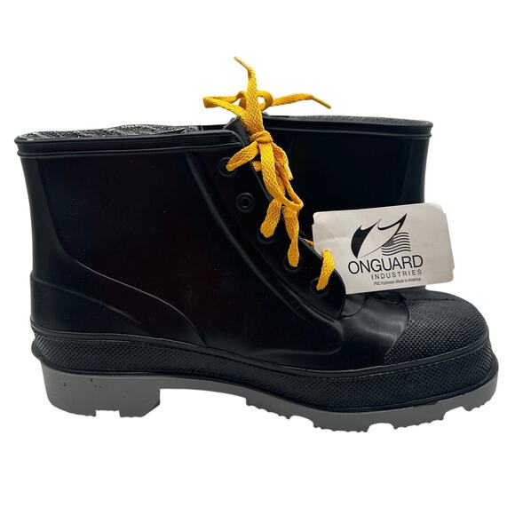 New Onguard Industries Steel Toe Work Boots 6in PVC Polyblend Size 10 NWT USA main image 12